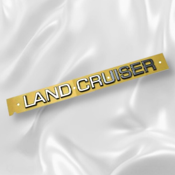 トヨタ 海外仕様 LAND CRUISER リア エンブレム 120プラド ランクルプラド120 ランドクルーザープラド 120系 リアエンブレム 新品拍卖