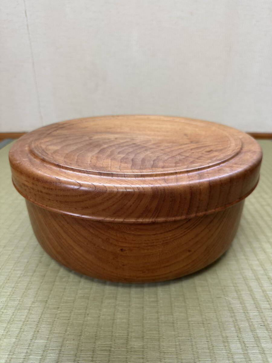 初出し品 茶櫃 茶びつ 天然木 欅 煎茶道具 木製 生地 ★広島発送★(岡山発送品同梱不可)拍卖