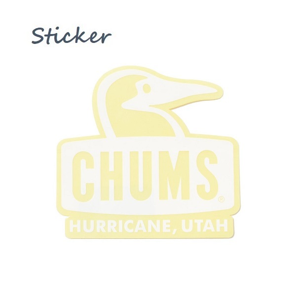 チャムス ステッカー Sticker CHUMS Booby Face WH CH62-1124 新品 防水素材拍卖
