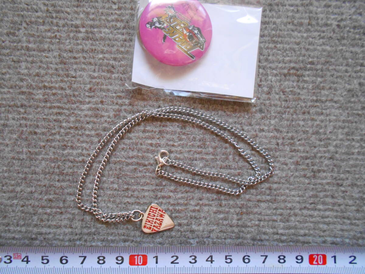 矢沢永吉 E.YAZAWA 鏡面 ペンダント チャーム ネックレス オマケ付き メッキ キーホルダー ストラップ 当時物 定形外140円拍卖