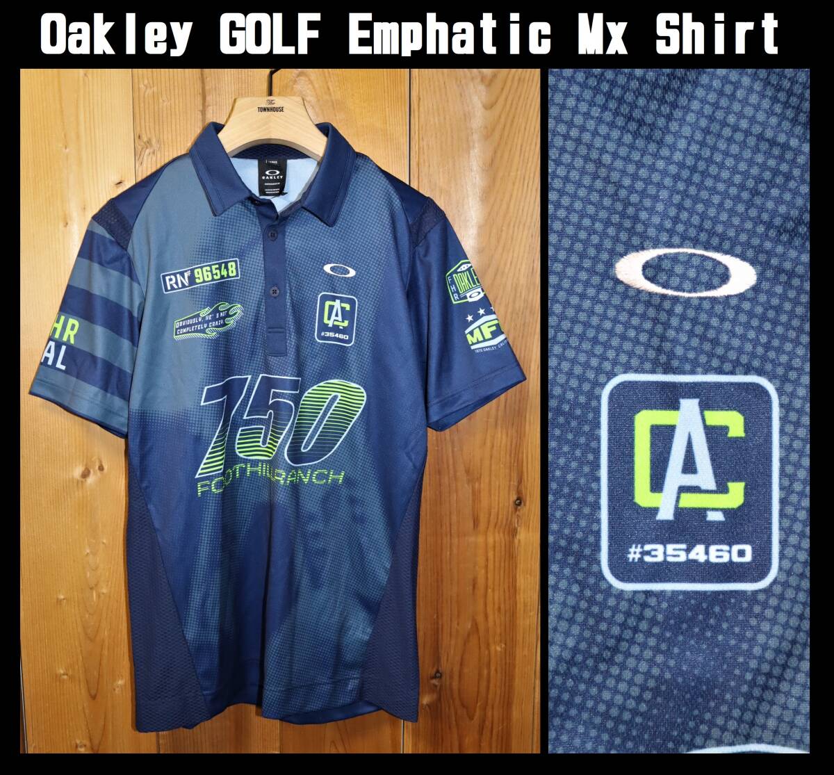 送料無料 即決【未使用】 Oakley GOLF ★ Emphatic Mx Shirt (XLサイズ/日本) ★ オークリー ゴルフ ポロシャツ 吸汗速乾 FOA403521拍卖