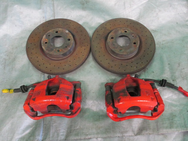 Σ6G 平成25年式 フィアット アバルト ABARTH 595 ABA-312142 ツーリズモ BOSCH フロント キャリパー ディスクローター 拍卖