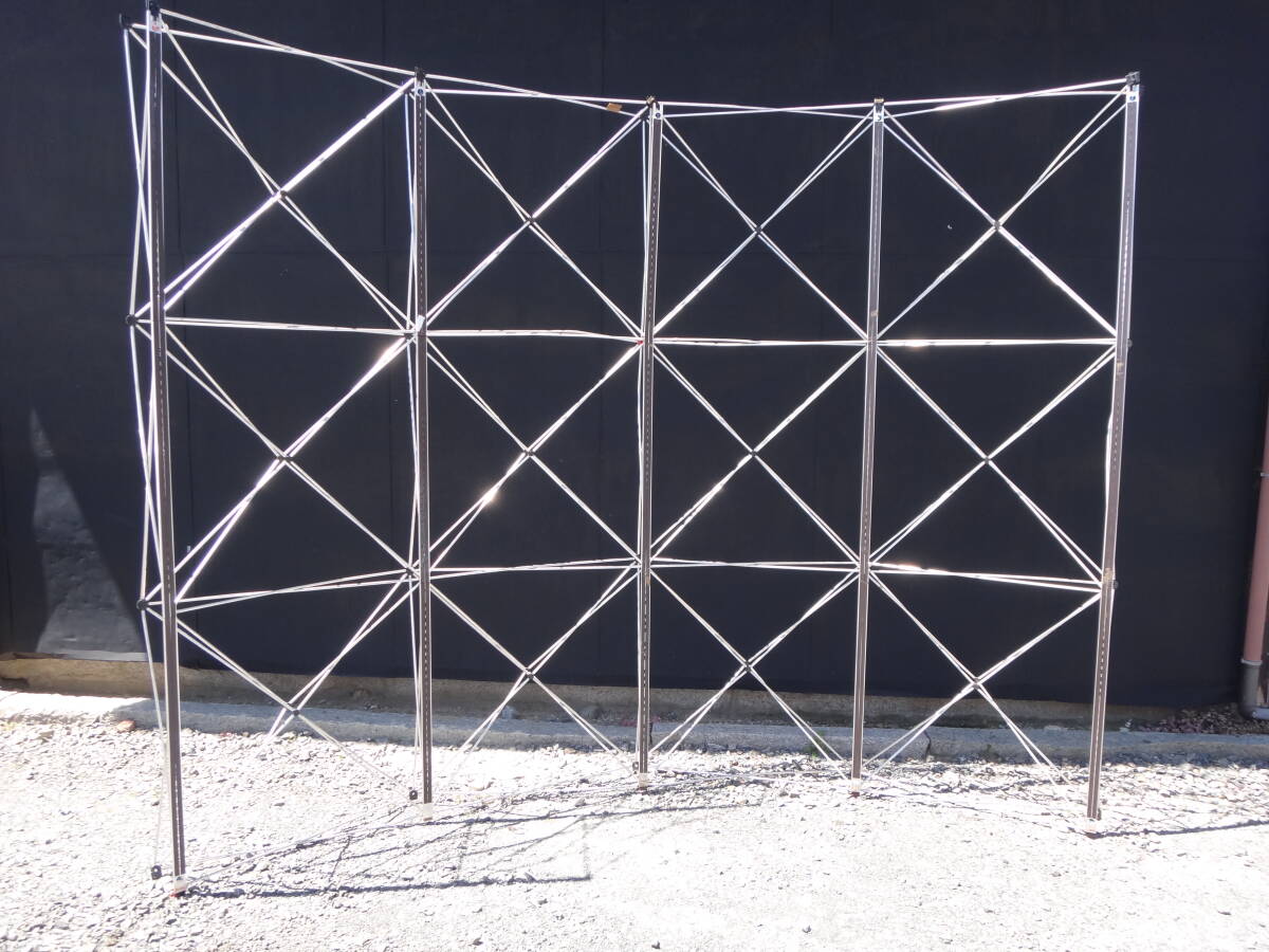 ふ526.ノマディックインスタンド Nomadic Instand ポップアップディスプレイ 組立式 パーテーション ケース入り 撮影 直立型 カーブ 磁気拍卖