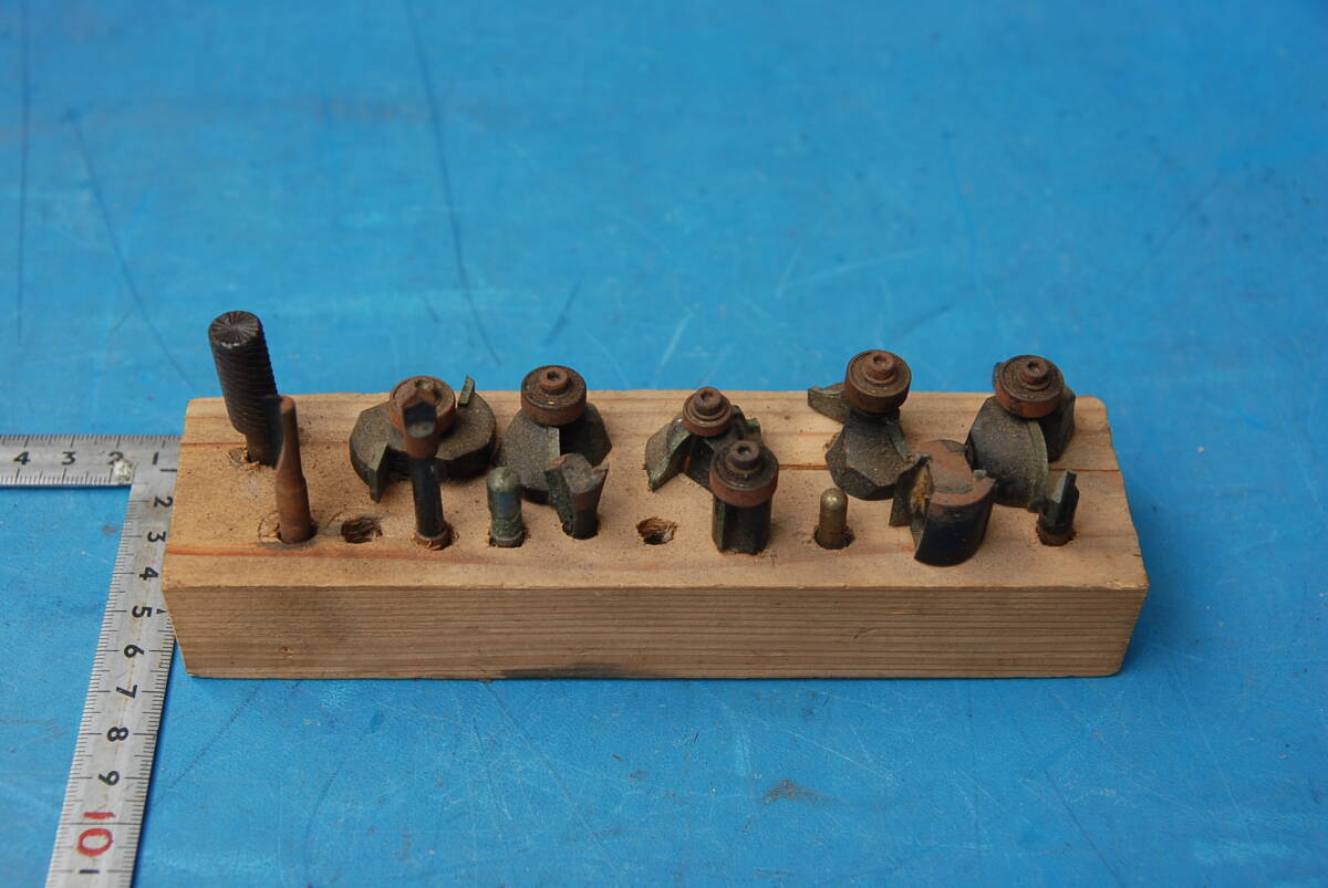 トリマー、ルーター替えビットセット 中古品拍卖