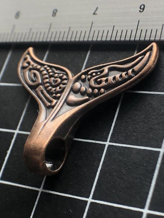 イルカの尻尾★銅唐草★ドルフィンテール★ペンダント★キーホルダー拍卖
