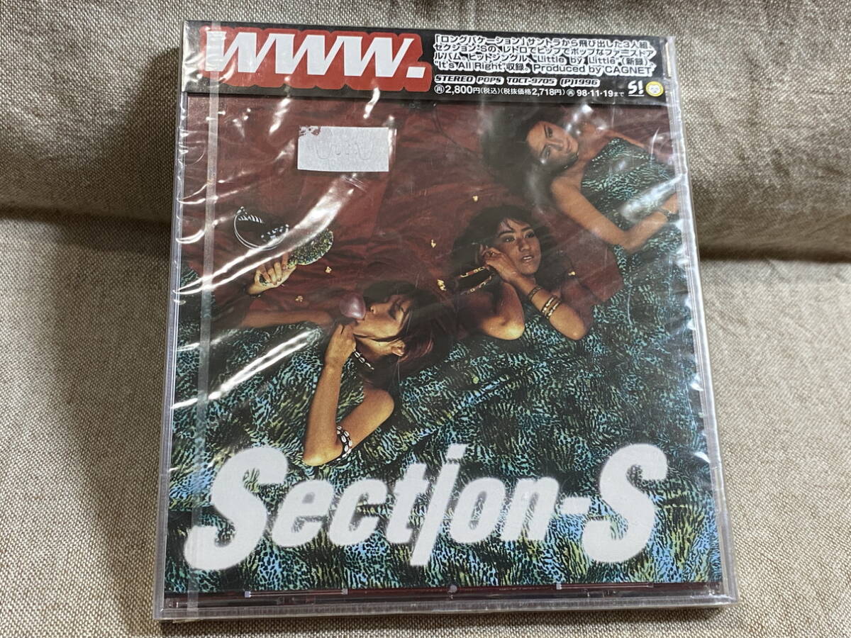 SECTION-S セクション-S 「WWW.」 日本盤 未開封新品 「ロングバケーション」挿入歌 廃盤 レア盤拍卖