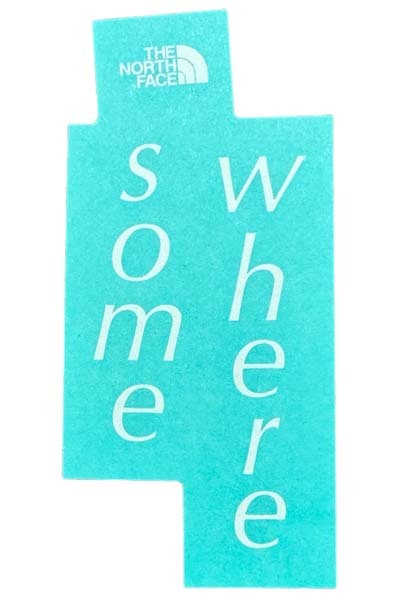 ノースフェイス 2018 キャンペーン ステッカー サムウェア THE NORTH FACE SOME WHERE STICKER アウトドア キャンプ シール カスタム デコ拍卖