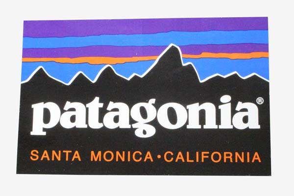パタゴニア ステッカー サンタモニカ カリフォルニア 1列 PATAGONIA SANTA MONICA CA デカール アメリカ フィッツロイ シール 海外 店舗拍卖
