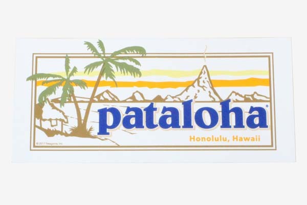 パタゴニア ホノルル ハワイ パタロハ ステッカー 2017 PATAGONIA HONOLULU HAWAII PATALOHA Ver. 海外 店舗 限定 アメリカ USA シール拍卖
