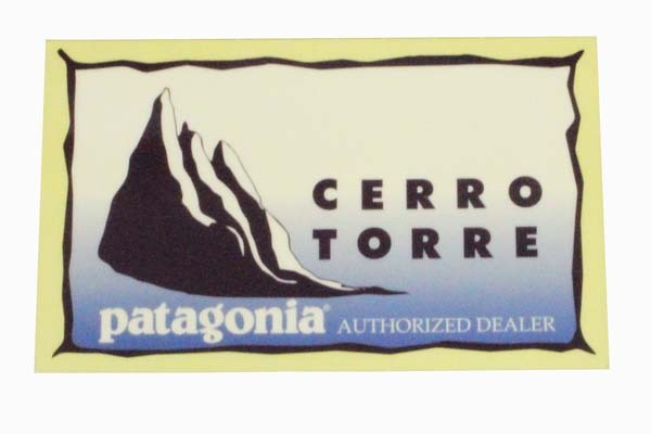 希少 閉店済 パタゴニア 正規取扱店 セロトーレ ステッカー PATAGONIA AUTHORIZED DEALER CERRO TORRE 広島 シール コレクション 店舗 新品拍卖