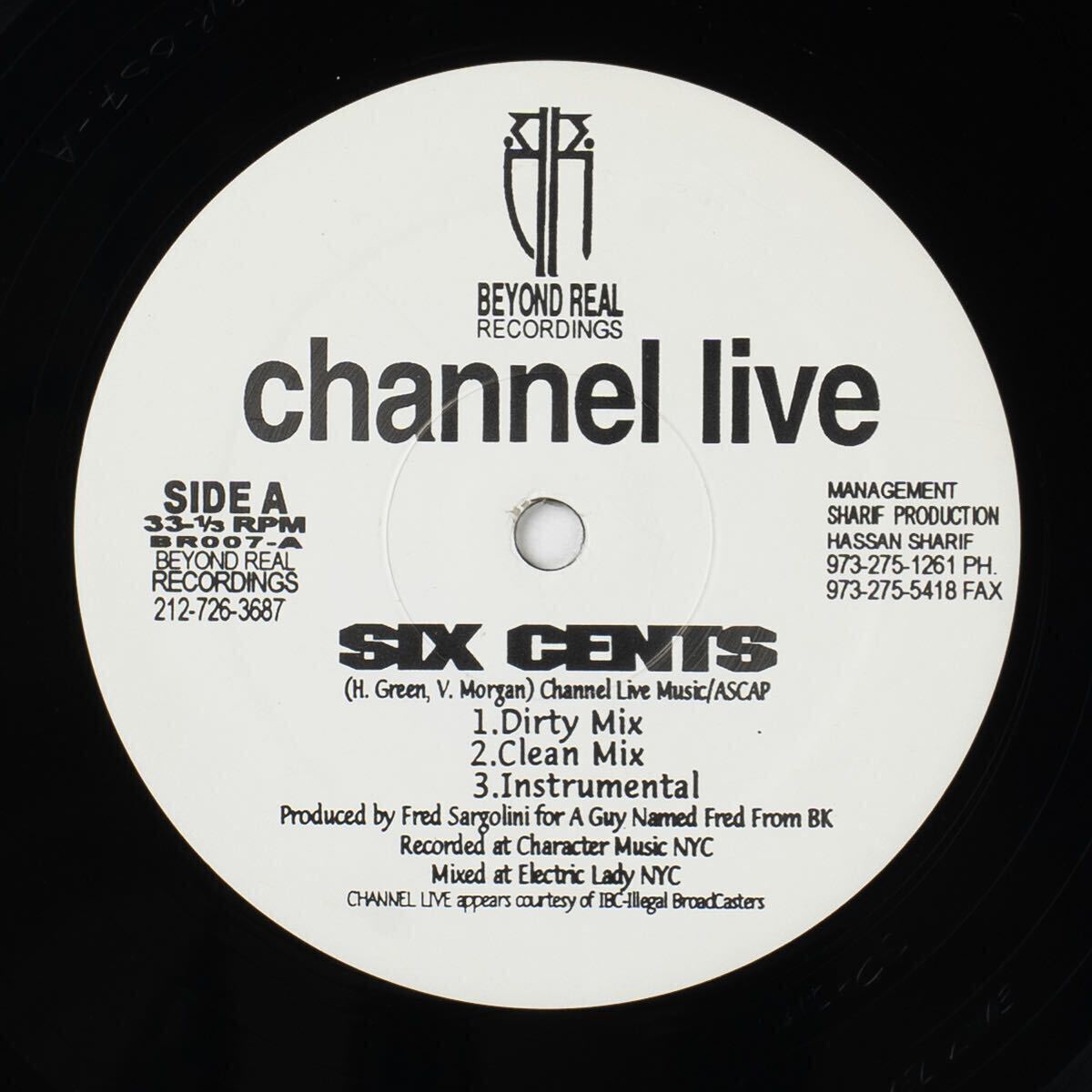 Channel Live Six Cents / Live 4 Hip Hop0 Beyond Real Recording レコード拍卖
