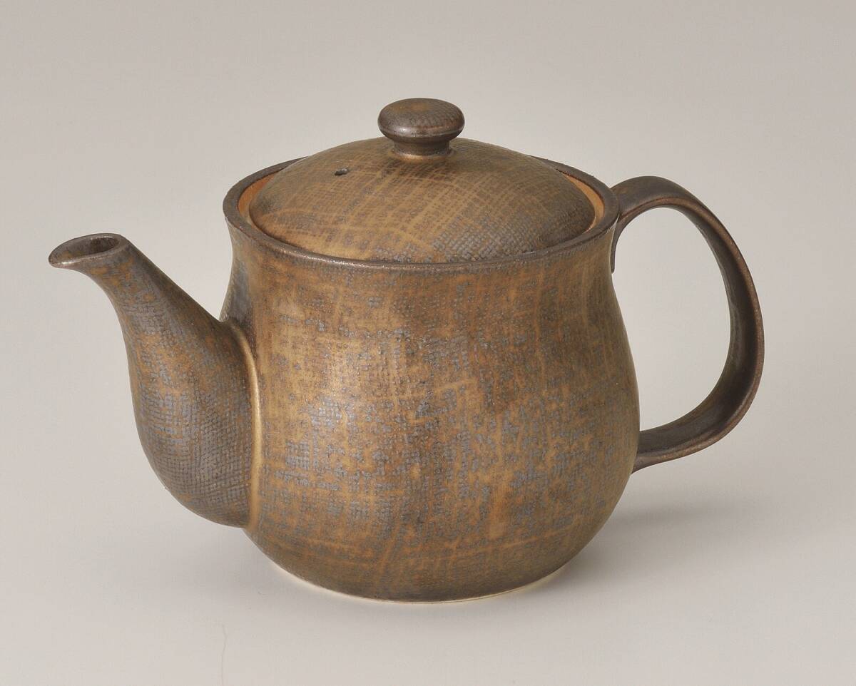 ポットで珈琲を淹れる! 山功 ☆マンガン京・コーヒー急須☆ Y373 新品 コーヒー お茶 常滑焼 ギフト拍卖