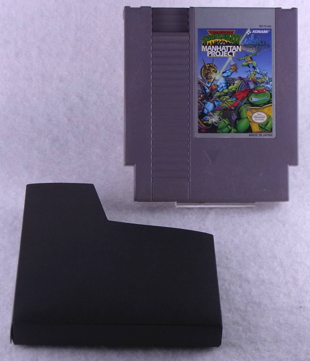 ★中古 NES TEENAGE MUTANT NINJA TURTLES 3 THE MANHATTAN PROJECT T.M.N.T.2 ザ・マンハッタンプロジェクト 北米版拍卖