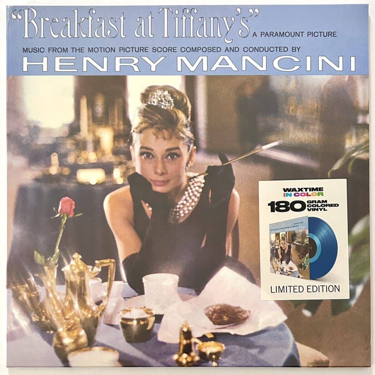 50周年限定カラー 180g重量盤 / ティファニーで朝食を レコード / オードリー・ヘップバーンが歌うMoon Riverを追加収録 Henry Mancini拍卖