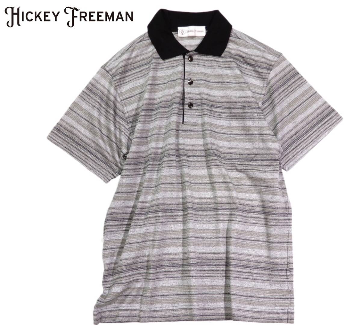 ヒッキーフリーマン HICKEY FREEMAN イタリア製 上質 ニット ポロシャツ 50拍卖