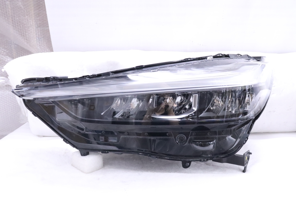 47-536★美品★LED RV5 ヴェゼルeHEV★左ヘッドライト STANLEY W5884 打刻:J3 ASSY ブラック 純正★ホンダ (RO)拍卖