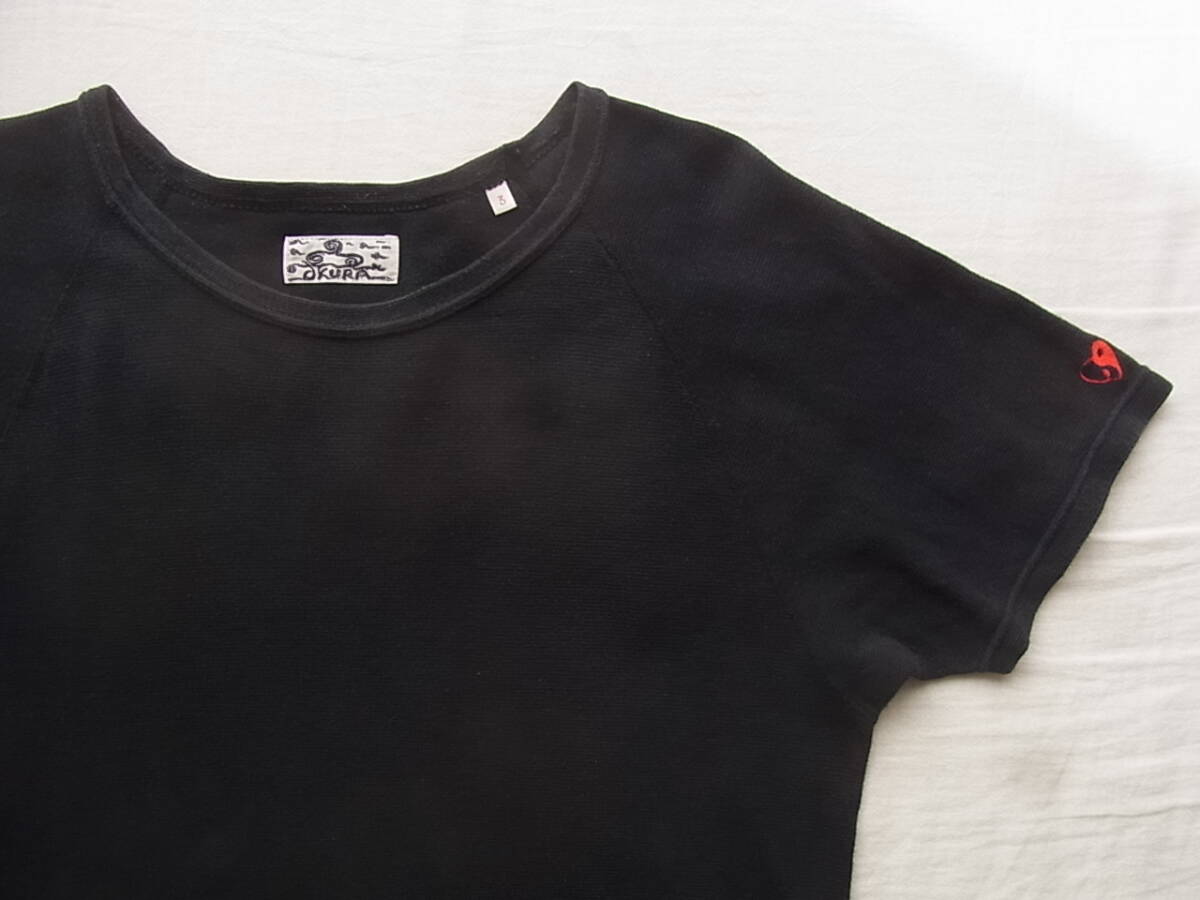 HOLLYWOOD RANCH MARKET OKURA ハリウッドランチマーケット オクラ ストレッチコットン素材 半袖Tシャツ サイズ 3/L 日本製拍卖