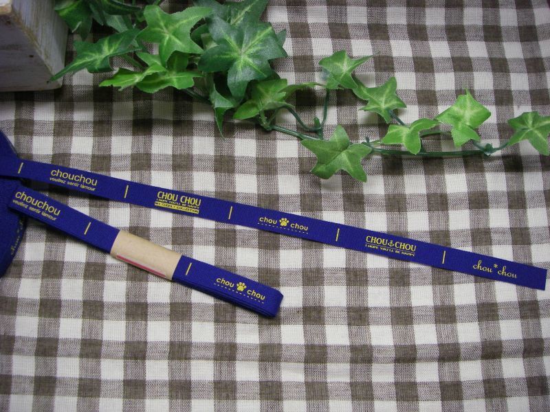 【数量3】★№123 ASHIATOYA カラータグ ネイビー×マスタード文字 10mm幅 5柄×6セット=30枚拍卖