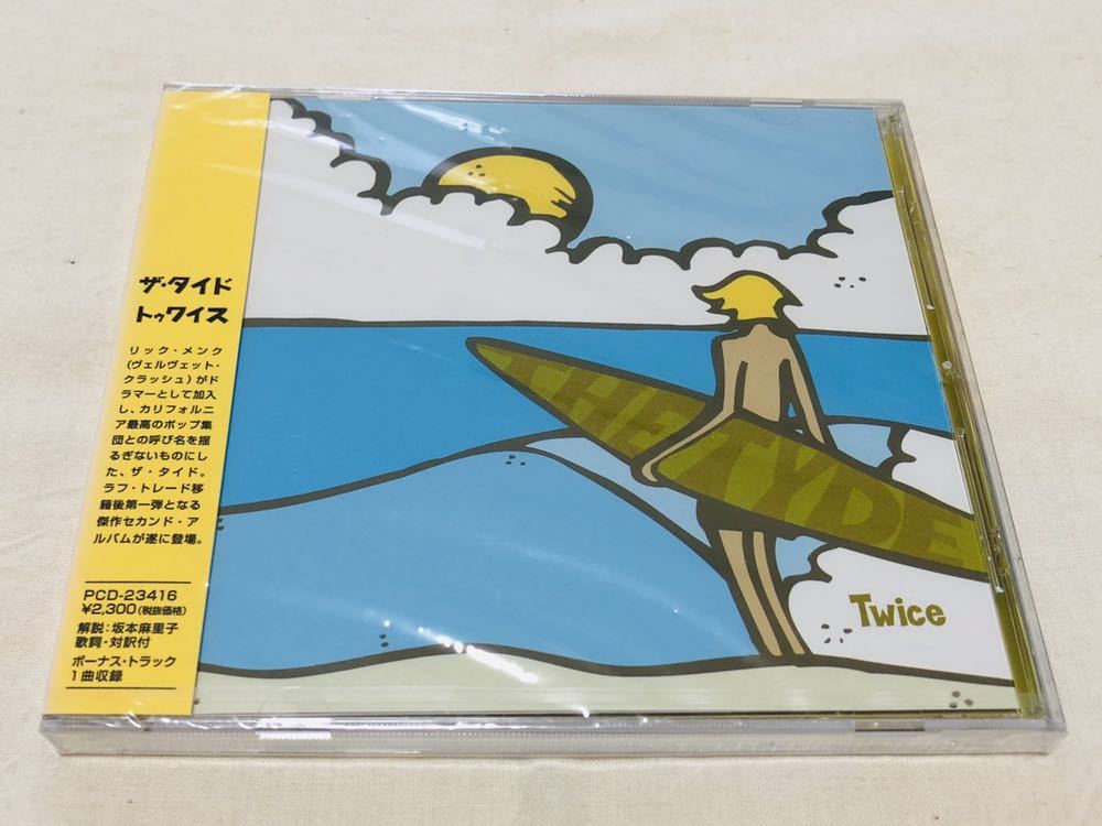 特価★未開封品★THE TYDE★タイド★TWICE★PCD23416★日本盤★ボーナストラック1曲収録★リックメンク★ヴェルヴェットクラッシュ拍卖