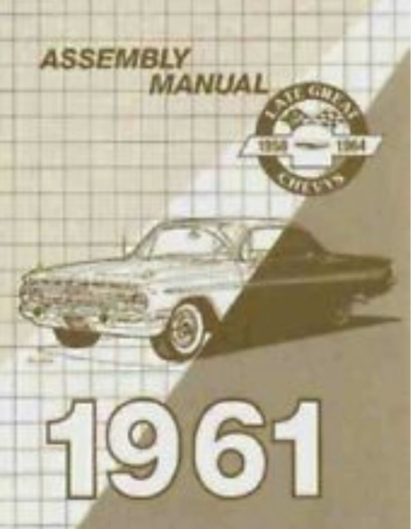 1961インパラ アッセンブリーマニュアル新品。シボレー拍卖