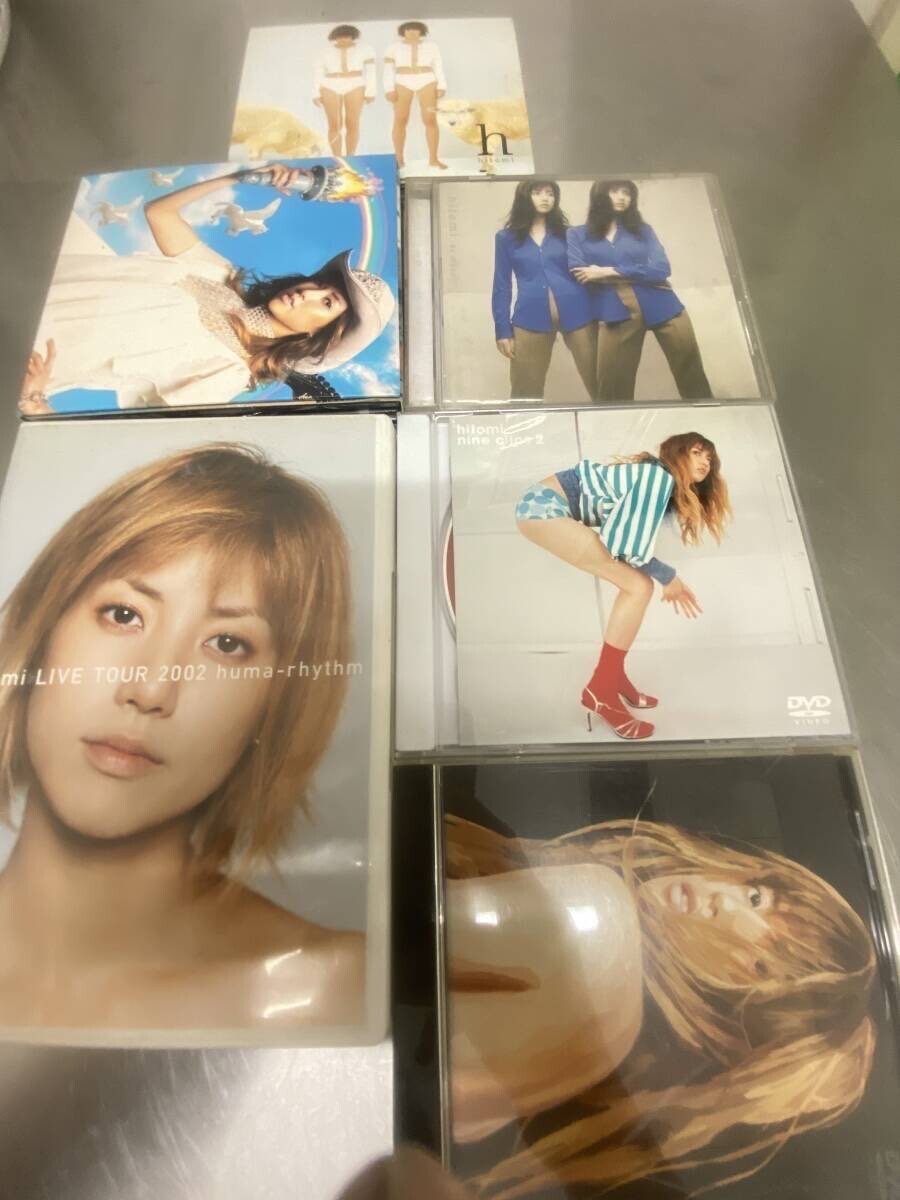 hitomi (ヒトミ)DVD hitomi LIVE TOUR 2001 LOVE LIFE +hitomi LIVE TOUR 2002 huma-rhythm clips 2+アルバム 計6枚セット拍卖