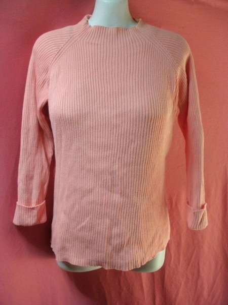 USED ハイネックセーター サイズL ピンク拍卖