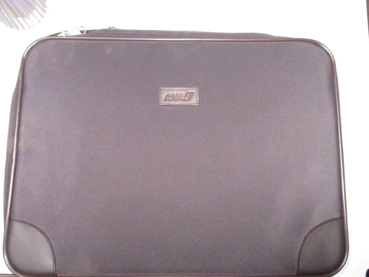 レトロ◆ANA◆ブリーフケース◆ブラウン◆こげ茶拍卖