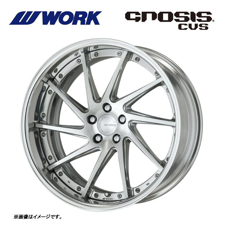 送料無料 ワーク GNOSIS CVS FULL REVERSE ミドルコンケイブ DEEP RIM Odisk 10.5J-21 +0~-17 5H-114.3 【2本セット 新品】拍卖
