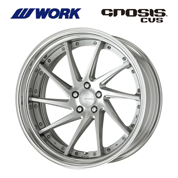 送料無料 ワーク GNOSIS CVS STEP RIM ディープコンケイブ DEEP RIM Wdisk 10J-21 +40~-37 5H-114.3 【4本セット 新品】拍卖