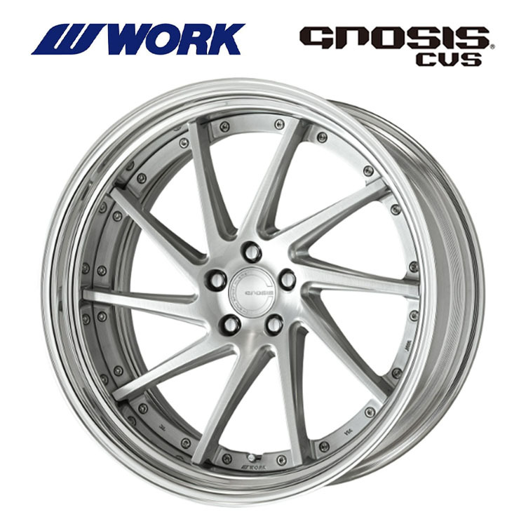 送料無料 ワーク GNOSIS CVS STEP RIM ミドルコンケイブ STANDARD Adisk 11J-21 +58~-44 5H-112 【2本セット 新品】拍卖