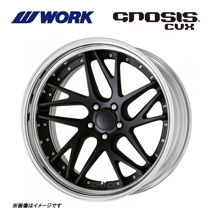 送料無料 ワーク GNOSIS CVX STEP RIM ミドルコンケイブ STANDARD Adisk 12J-22 +67~-52 5H-120 【2本セット 新品】拍卖