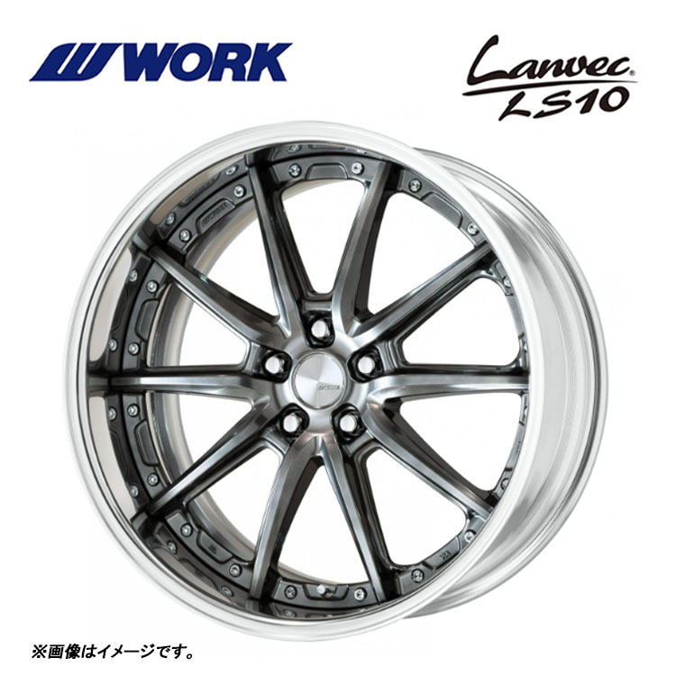 送料無料 ワーク Lanvec LS10 FULL REVERSE DEEP RIM Odisk 8J-18 +63~35 5H-100 (18インチ) 5H100 8J+63~35【4本セット 新品】拍卖