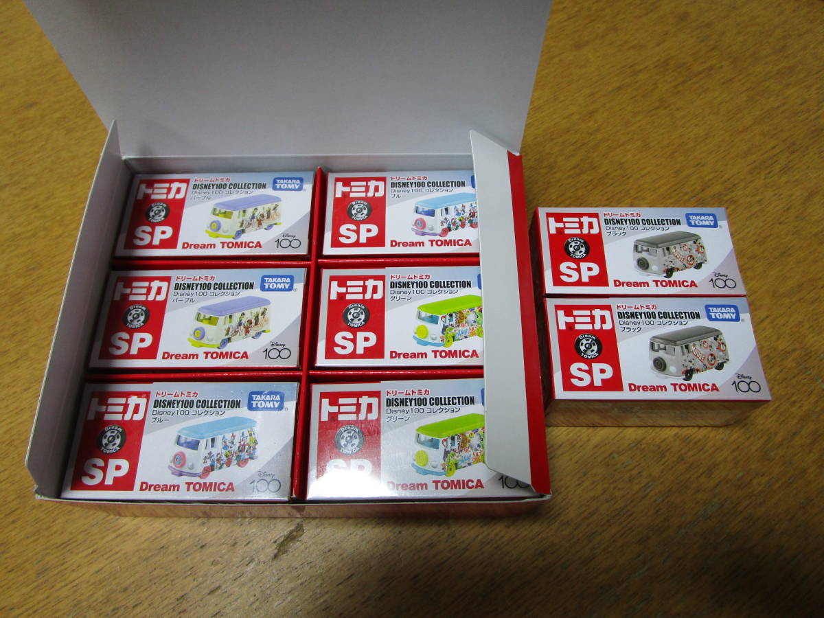 ドリームトミカ SP Disney100 コレクション 4色セット 専用BOX付拍卖