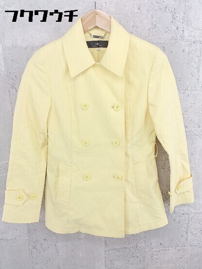 ◇ INED イネド 長袖 コート 7 イエロー * 1002800233182拍卖