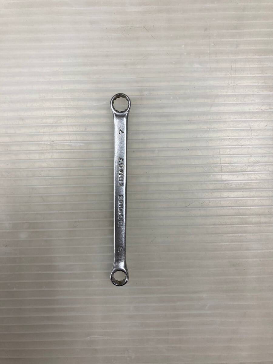 【中古品】【0924】Snap-on Eurotools ストレートスナップオン メガネレンチ EBMシリーズ 8本セット 22-6mm ITGQMG32IL4W拍卖