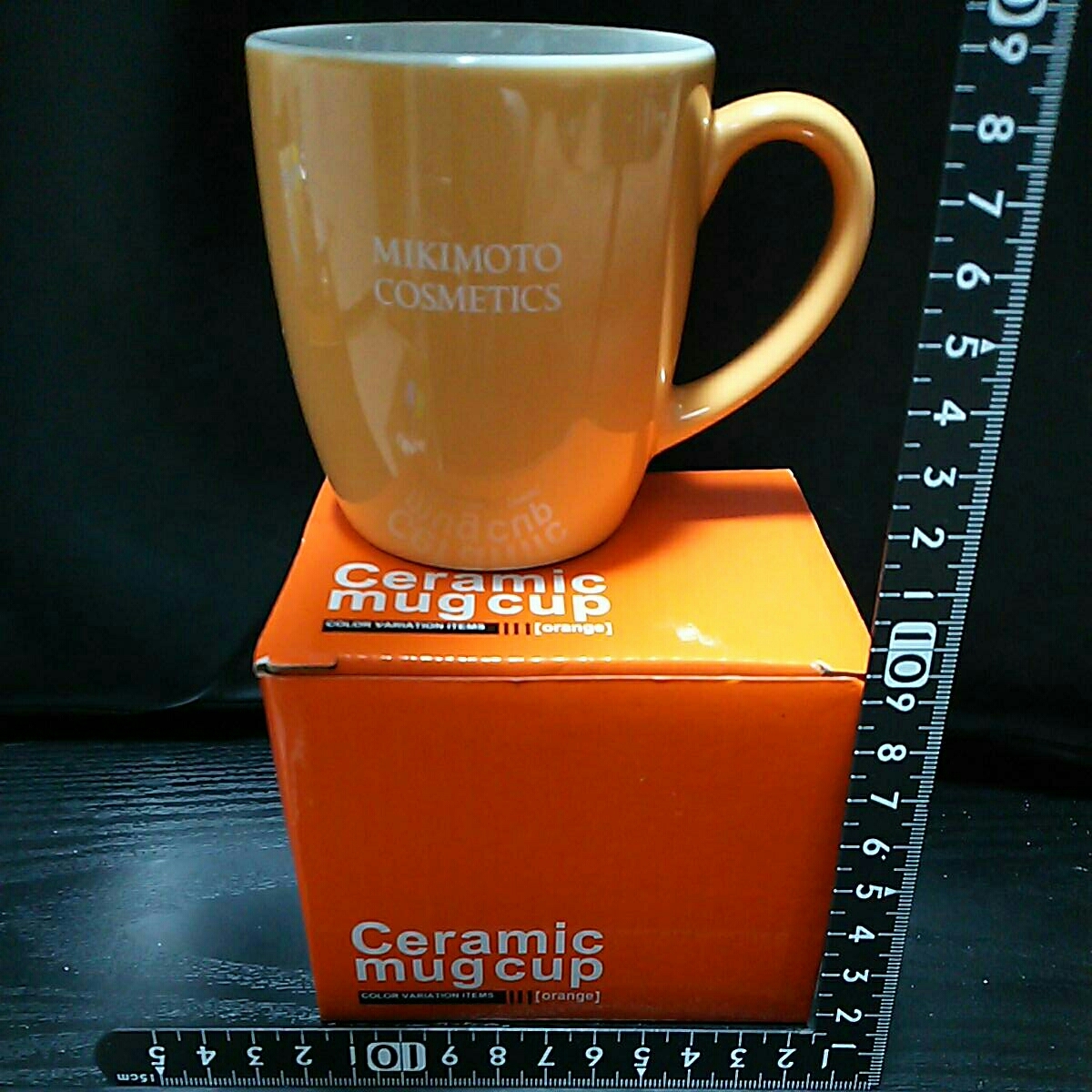 非売品☆陶磁製☆ミキモトコスメティック☆セラミック☆マグカップ☆オレンジ☆拍卖
