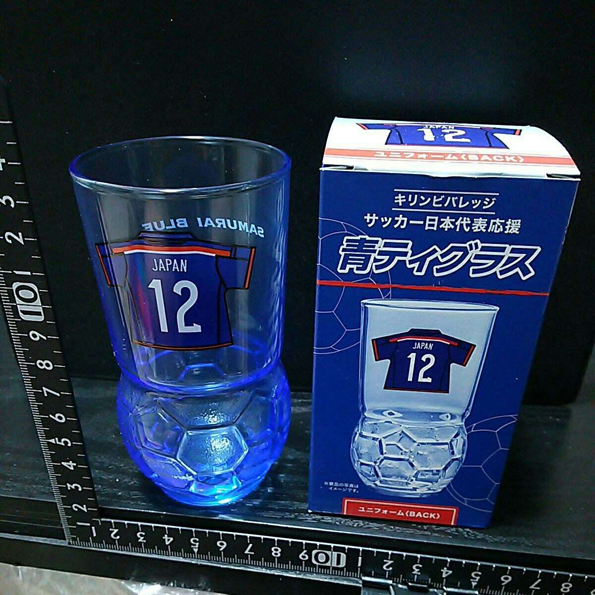非売品☆KIRIN☆キリンビバレッジ☆サッカー☆日本代表☆応援☆青ティグラス☆⑫☆残1拍卖