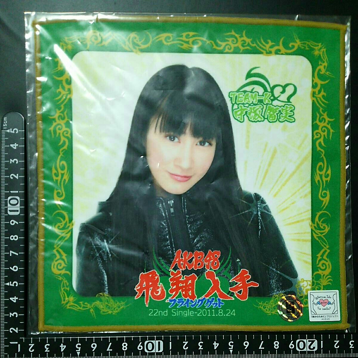 超素敵☆AKB48☆飛翔入手☆フライングゲット☆推しタオル☆中塚智実☆残1拍卖
