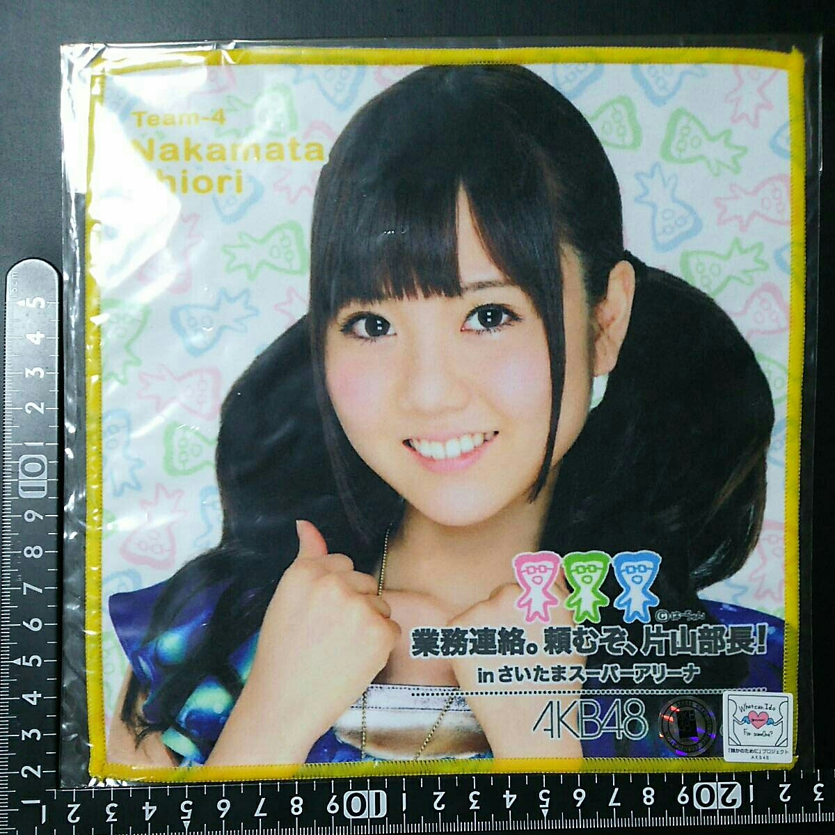 超素敵☆AKB48☆さいたまスーパーアリーナ公演2012☆推しタオル☆中俣汐里☆残1拍卖