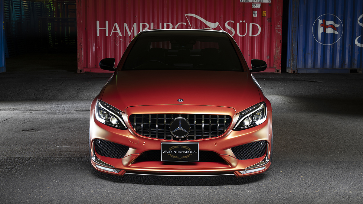 ☆WALD CクラスW205 セダン AMGライン専用 ~EXECUTIVE LINE~ エアロ 3点キット拍卖