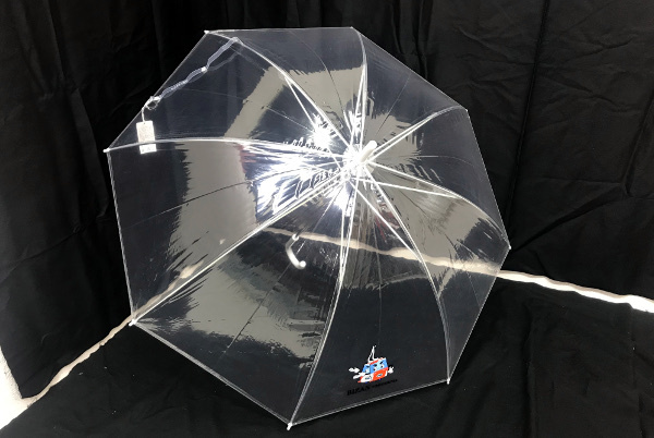 【まとめ売り 60本セット】新品未使用 限定品【徳島眉山 ロープウェイ】55cm 8本骨 ビニール傘 クリア(透明) 景品等に 残り1セット拍卖