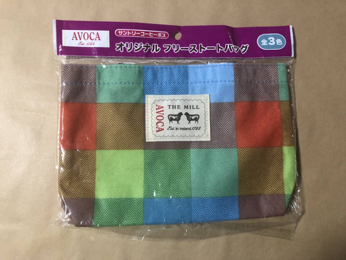 【同梱不可!】 サントリーコーヒーボス AVOCA オリジナル フリース トートバッグ ★非売品拍卖
