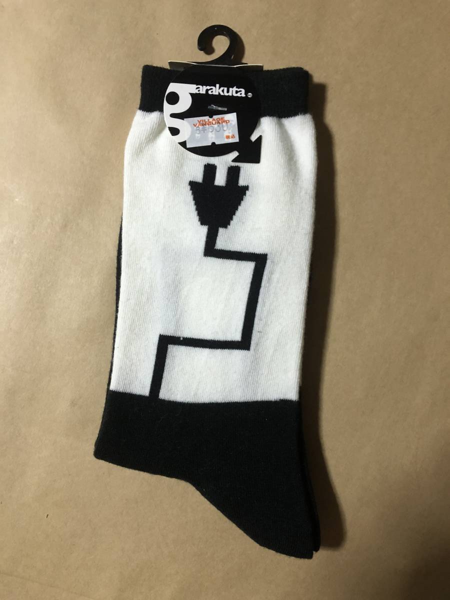【同梱不可!】 コンセント柄 靴下 23~25㎝ ★600円の品 garakuta拍卖