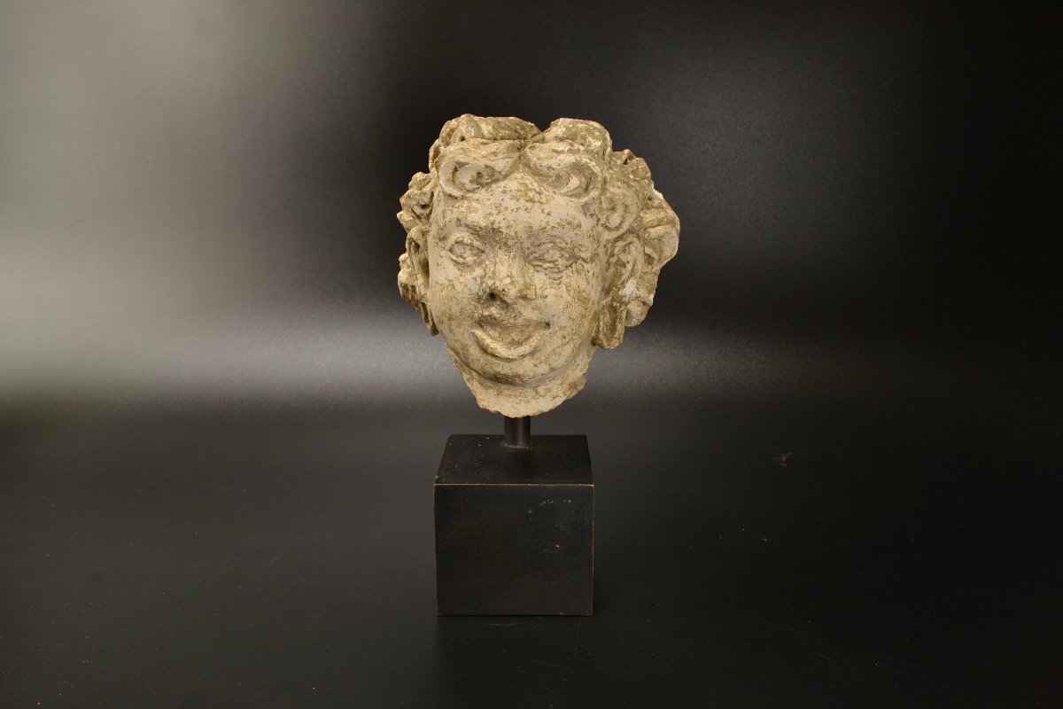 【 古代ローマ テラコッタ 頭部 紀元前1~2世紀頃】拍卖