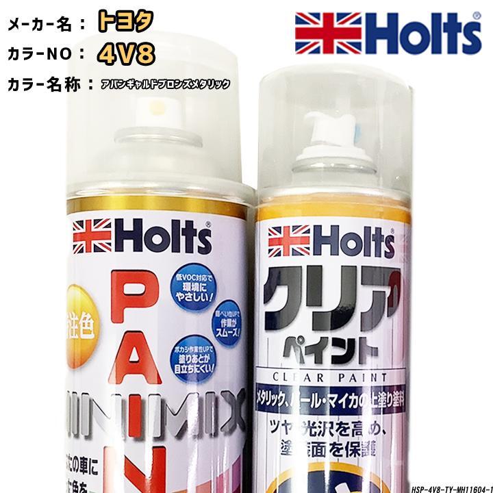 holts ペイントスプレー トヨタ 4V8 アバンギャルドブロンズメタリック ホルツ MINIMIX クリアスプレーセット拍卖