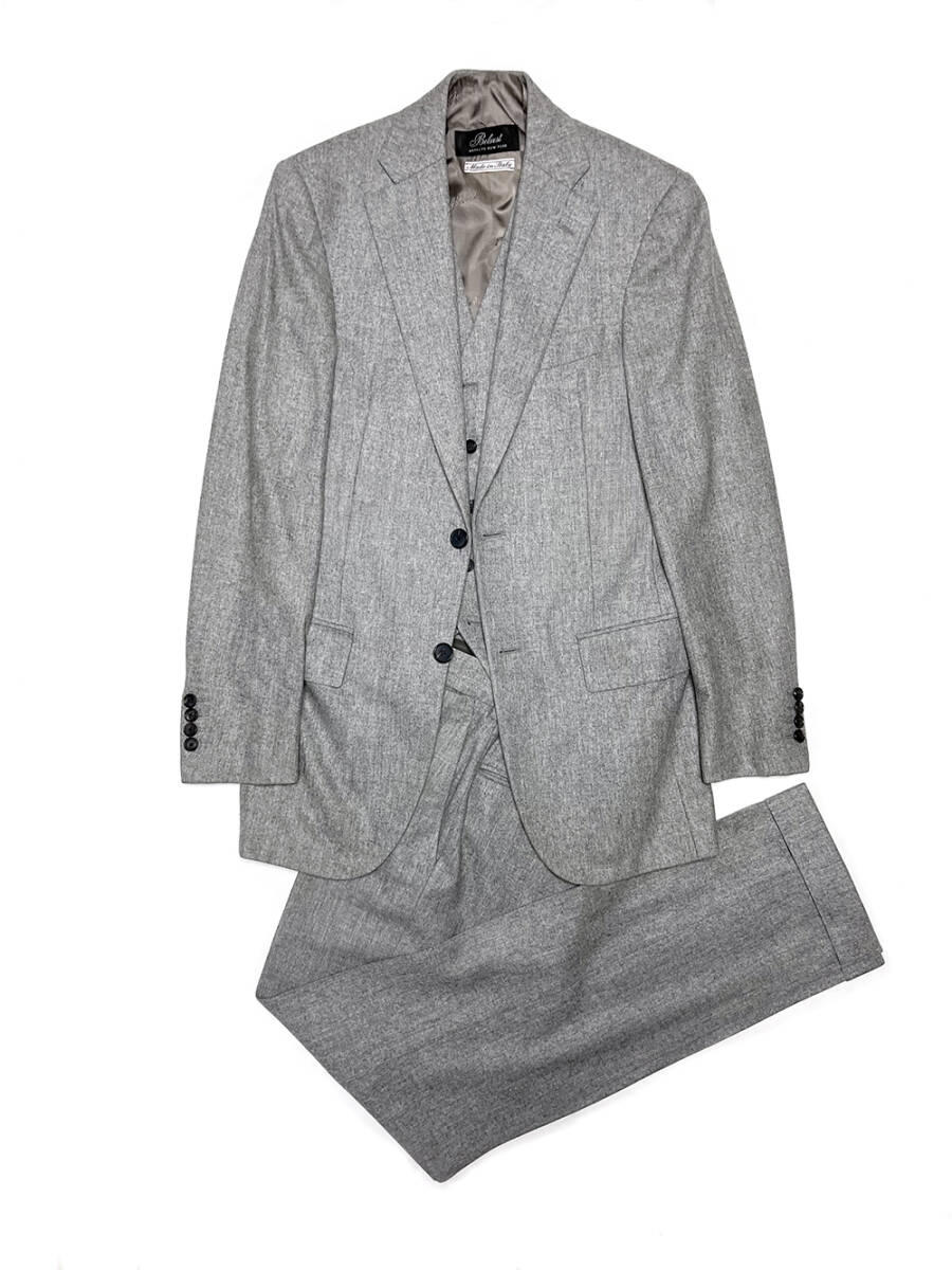 BELVEST ベルベスト イタリア製 フランネル スリーピース 3Pスーツ ベスト トゥモローランド ビームス アローズ バーニーズ UA拍卖