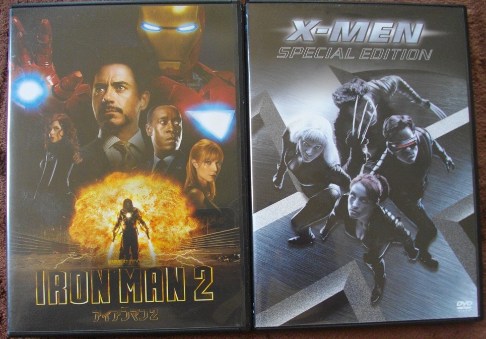 「アイアンマン2」「X-MEN」中古   DVD 2本組     送料無料 873拍卖
