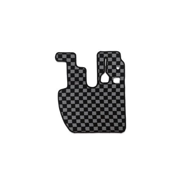 三菱ふそう フロアマット New スーパーグレート ふそう 大型 運転席 ブラック グレー チェック柄 ZERO AP-M008拍卖