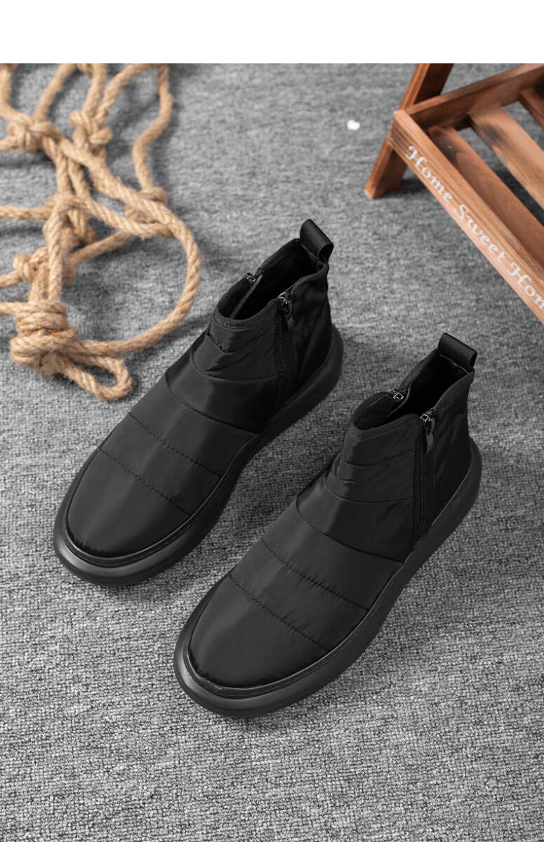 LHK2094★メンズカジュアルスノーシューズ スノーブーツ アウトドア 雪靴 防寒 防滑 保暖 裏起毛 軽量防撥水 L037拍卖