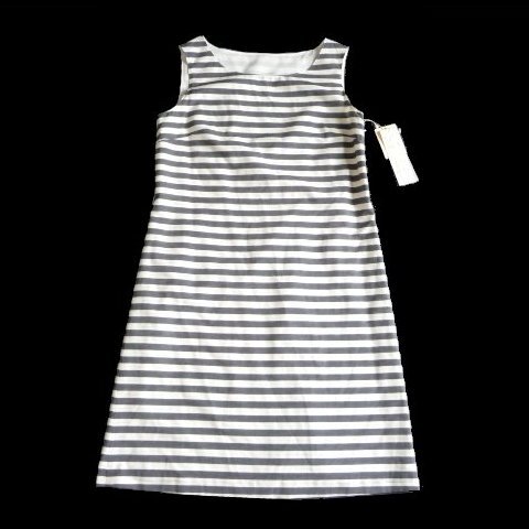 新品 定価14700円 CHEPI ボーダー ノースリーブ ワンピース 38 膝丈 日本製 拍卖